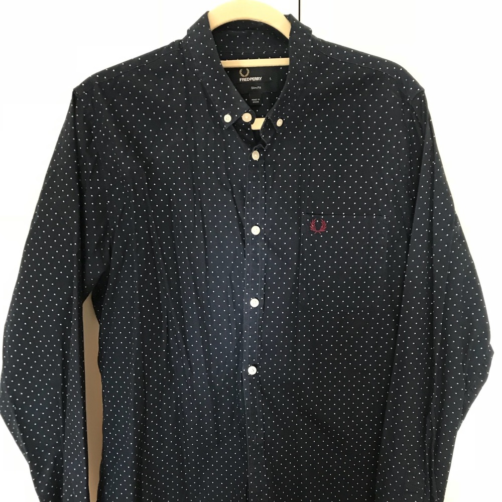 Fred Perry Slim Fit long sleeved button down